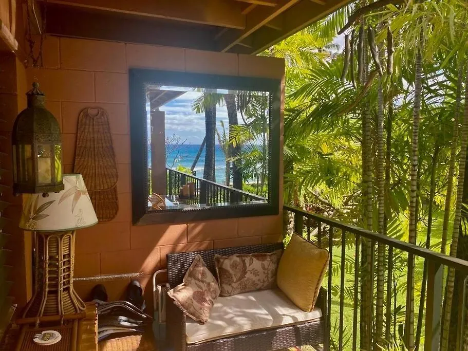 Oceanfront With Aircon-Hear The Waves-Amazing Views-Wifi Apartment Lahaina 0*,